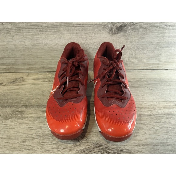 Nike Alpha Huarache 4 Keystone Red Baseball Cleats SIze 5.5Y DJ6525-616 - Picture 3 of 8